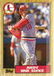 1987 Topps Baseball Cards      033      Andy Van Slyke